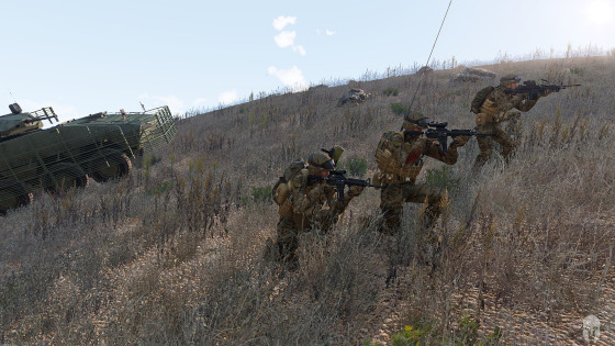U.S Marines nehmen den Hügel
