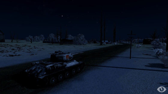 T-34-85 wartet auf seine unterstützung
